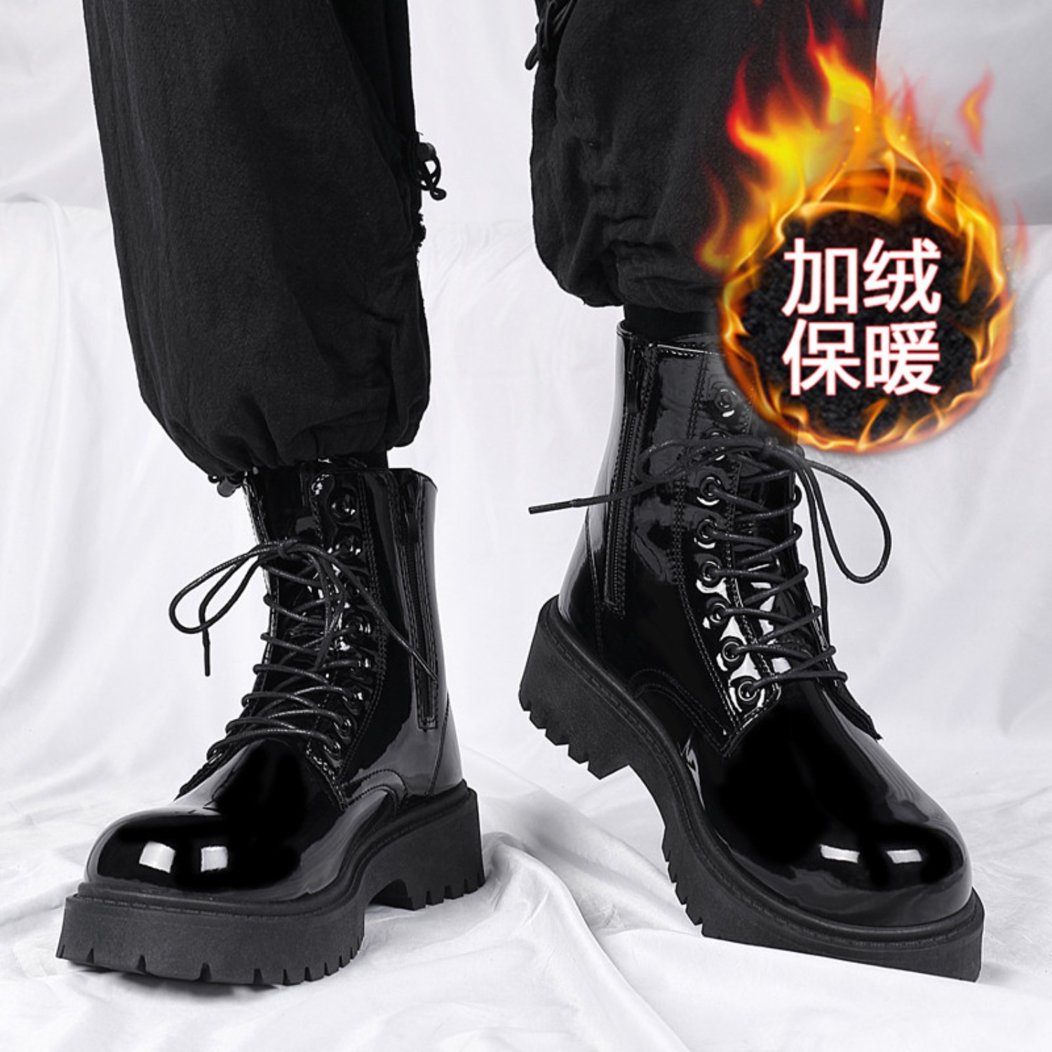 Men'S Fashion News - Erkekler için sıcak pelüş yüksek bilekli