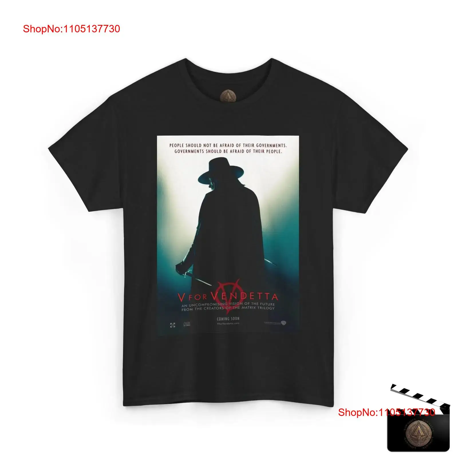Poster Men Fashion - V For Vendetta Retro Film Posteri