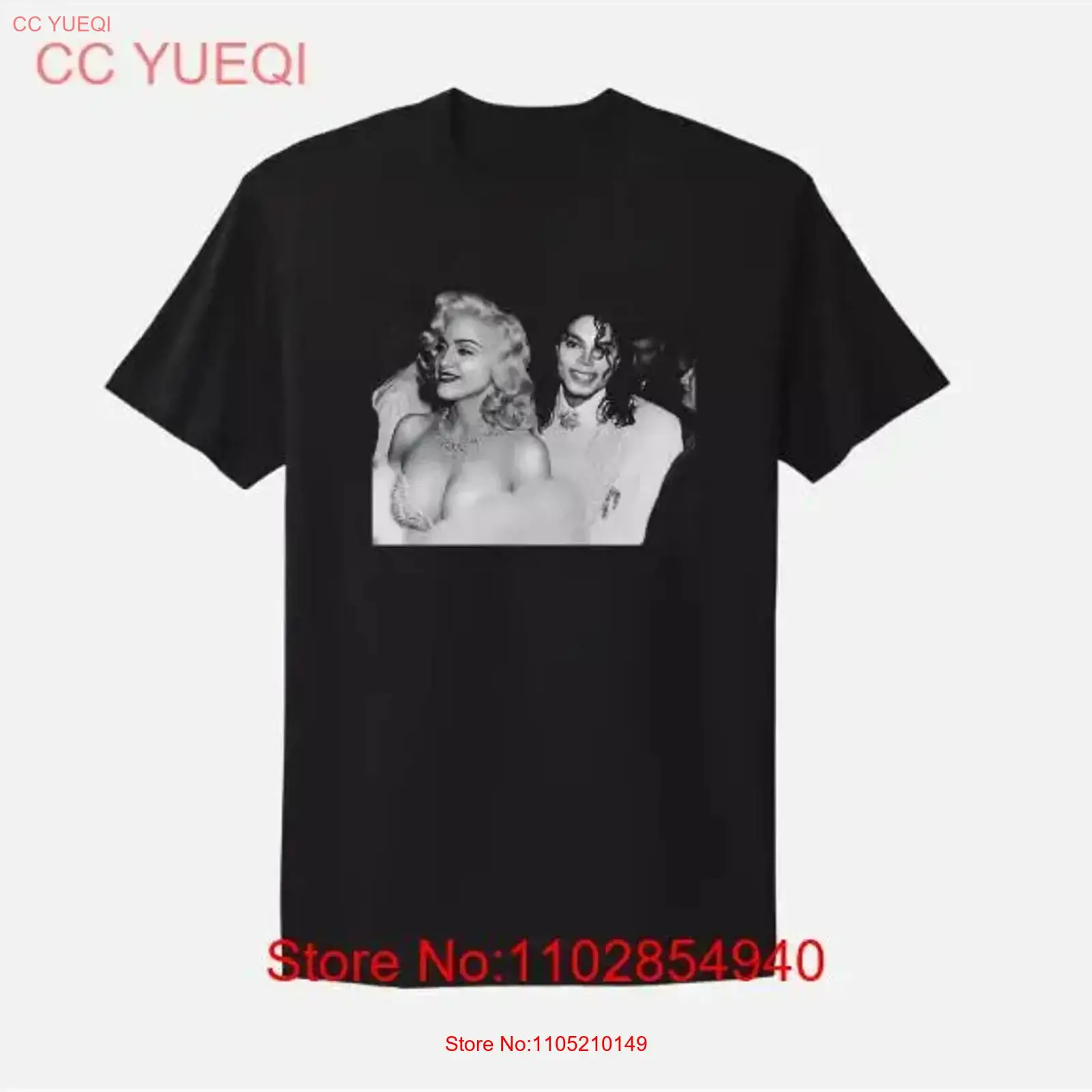 Poster Men Fashion - Madonna ve Michael Jackson Tişört Poster