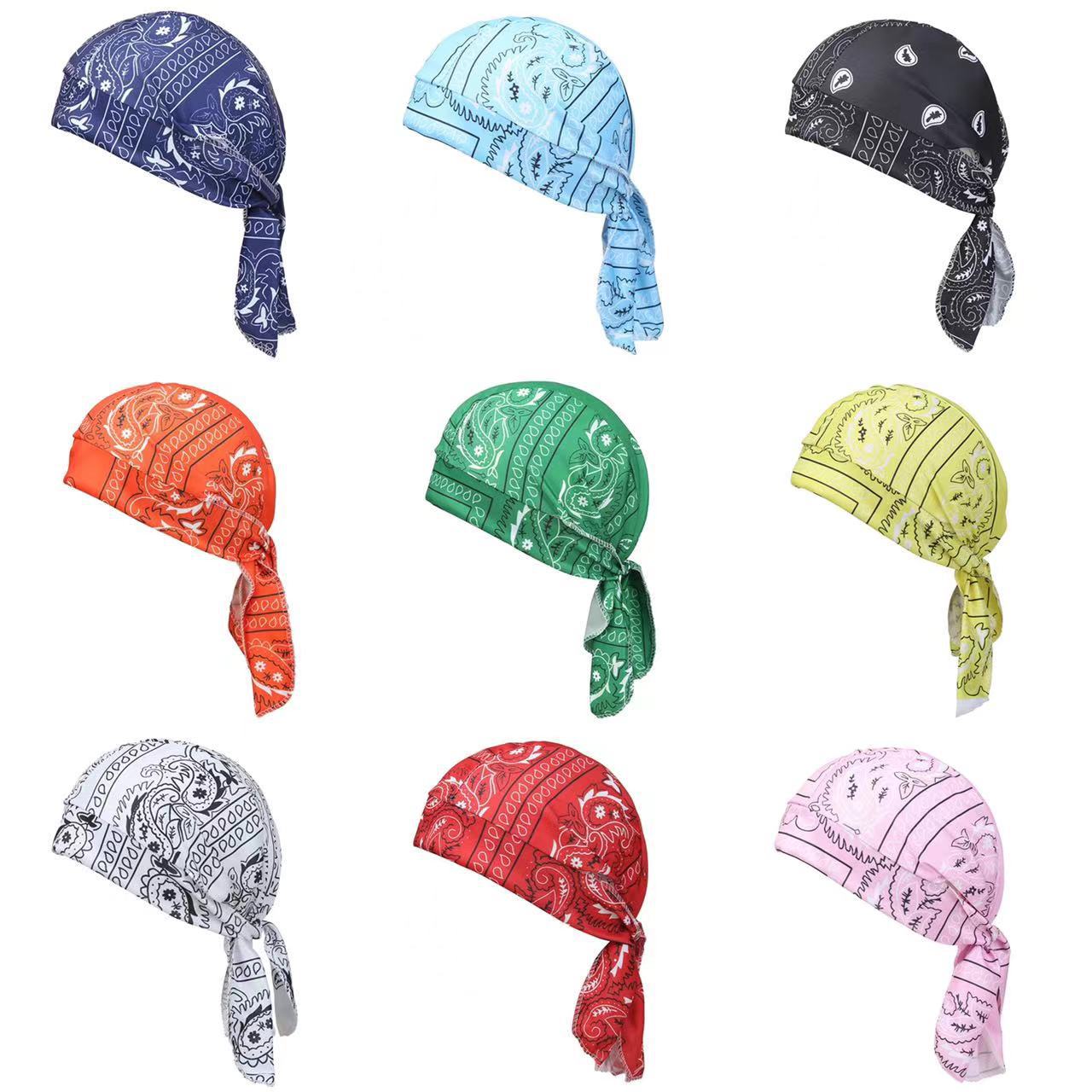 Men'S Fashion With Hat - Erkek Bandana Eşarp Bisiklet Başörtüsü Mendil