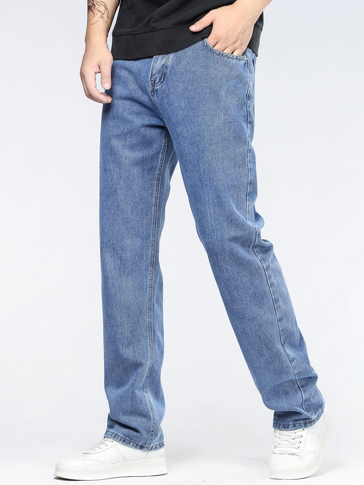 Erkek Kore Modası Bol Paça Kot - Men'S Fashion Grey Jeans incelemesi ve fiyatı