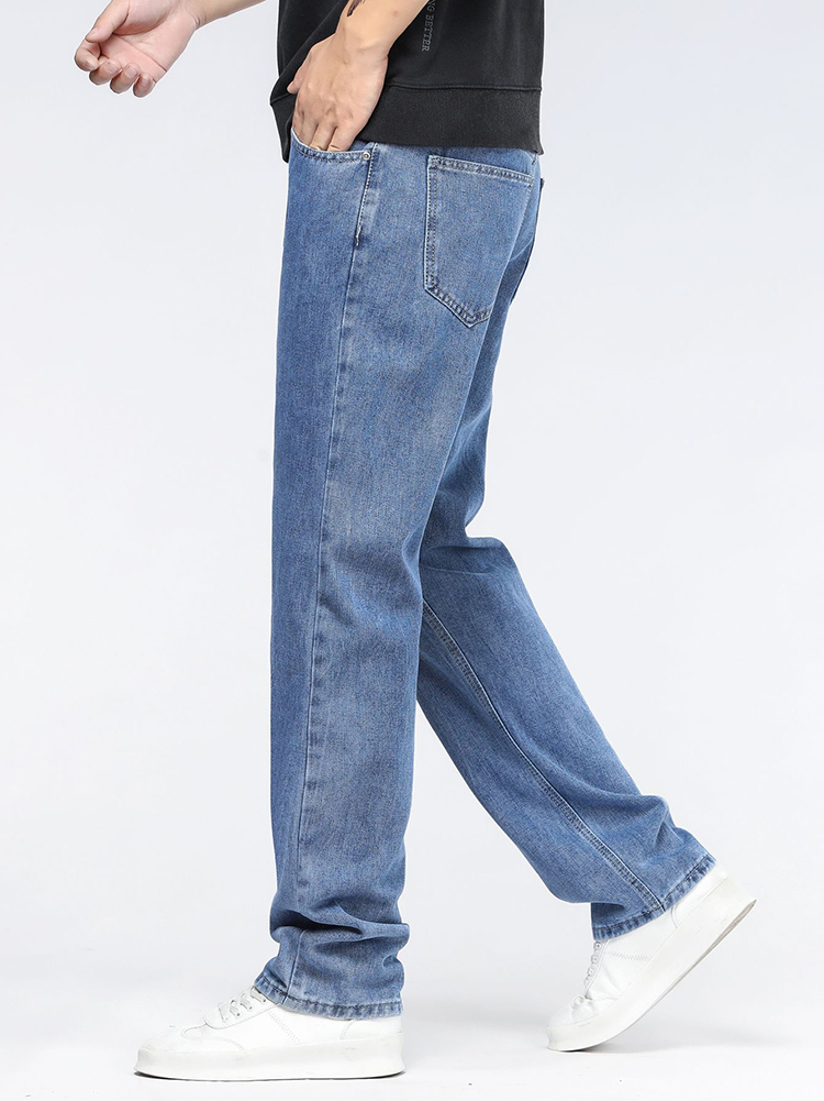 Erkek Kore Modası Bol Paça Kot - Men'S Fashion Grey Jeans incelemesi ve fiyatı