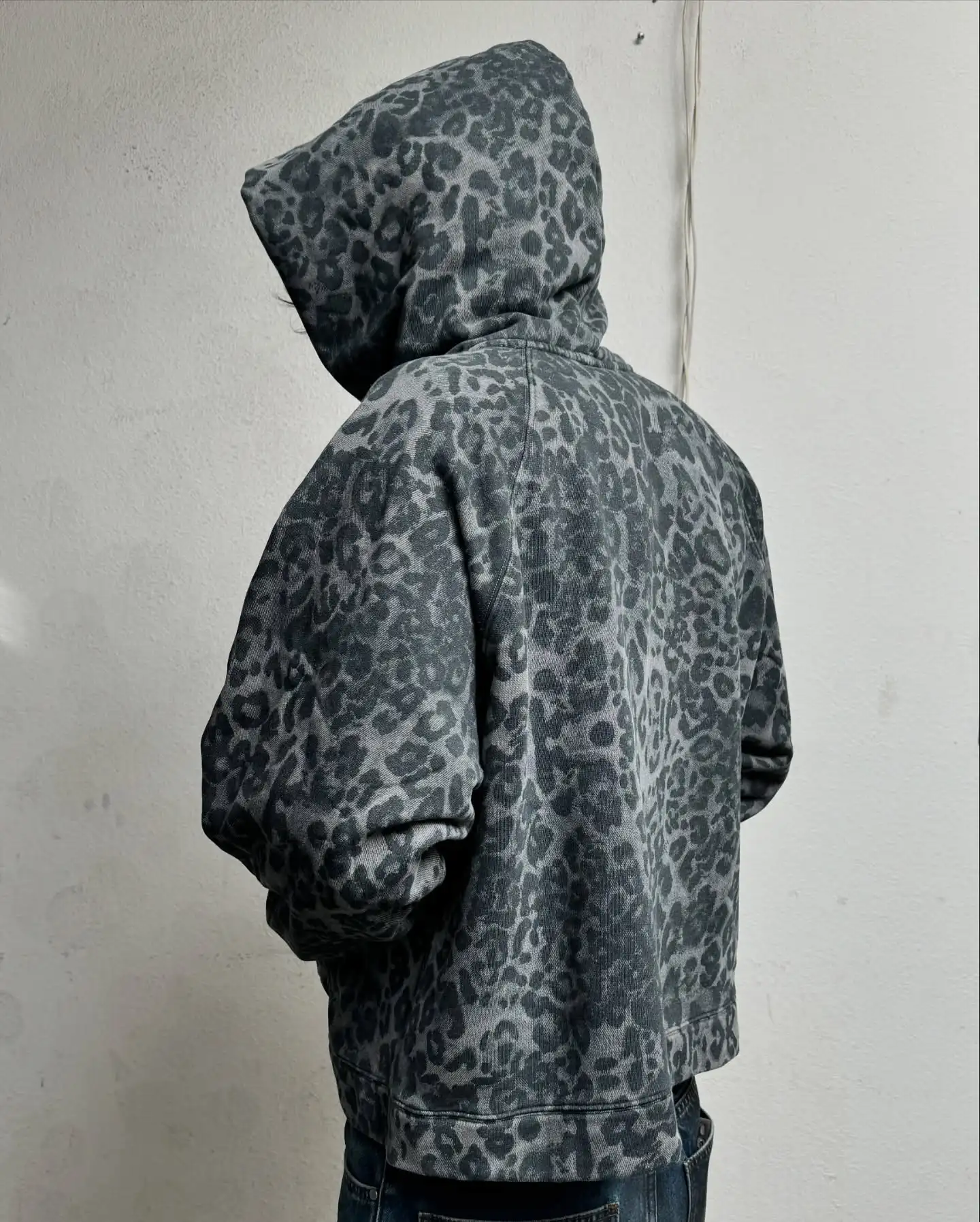 Retro Y2K Leopar Desenli Fermu - Mens Fashion Zip Up Hoodies incelemesi ve fiyatı