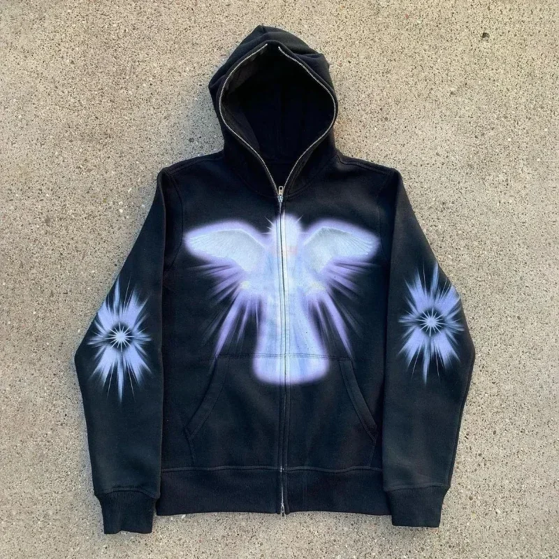 Kadın Erkek Y2K Moda Hoodie Me - Mens Fashion Zip Up Hoodies incelemesi ve fiyatı