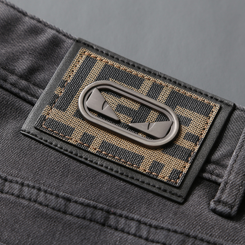 2025 sonbahar yeni moda marka  - Men'S Fashion Grey Jeans incelemesi ve fiyatı