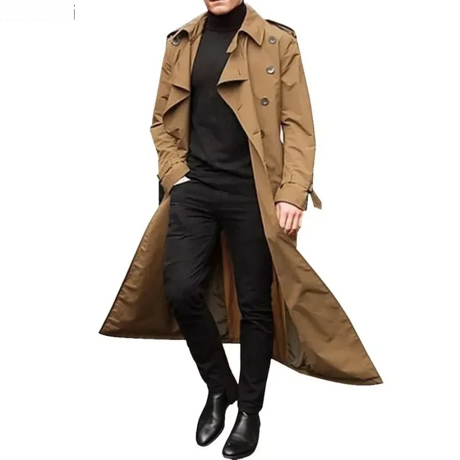 Erkek Uzun Trençkotlar Ceket M - Men'S Fashion X incelemesi ve fiyatı