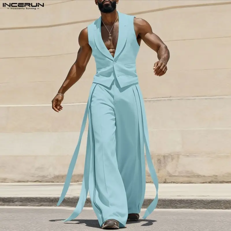 INCERUN Erkek Takımları Düz Re - Mens Fashion Summer incelemesi ve fiyatı