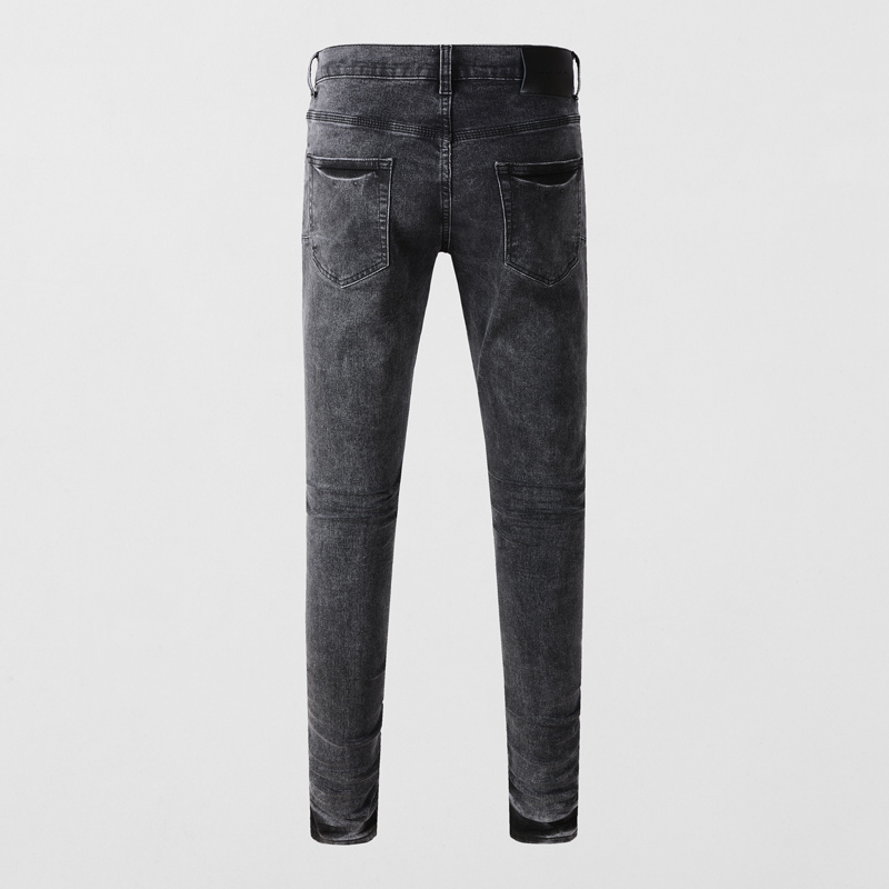 Y2K Moda Erkek Slim Fit Esnek  - Men'S Fashion Grey Jeans incelemesi ve fiyatı