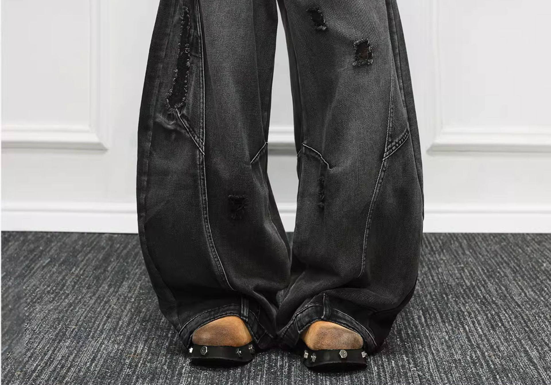 Vintage Yeni Moda Amerikan Tar - Men'S Fashion Grey Jeans incelemesi ve fiyatı