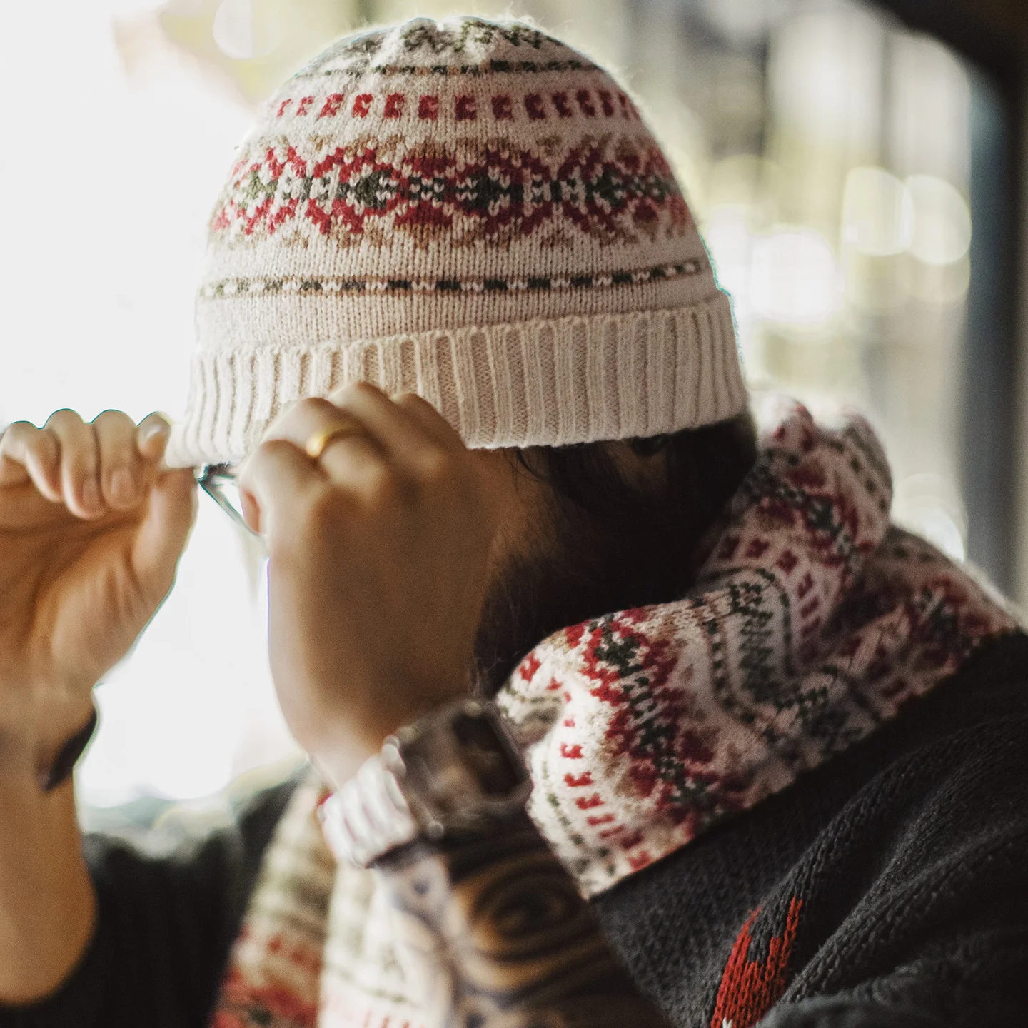 Maden Unisex Vintage Fair Isle - Men'S Fashion With Hat incelemesi ve fiyatı