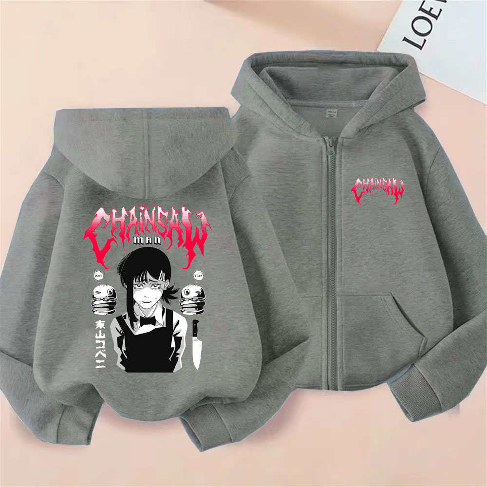 Özel Tasarım Anime Chainsaw Ma - Mens Fashion Zip Up Hoodies incelemesi ve fiyatı
