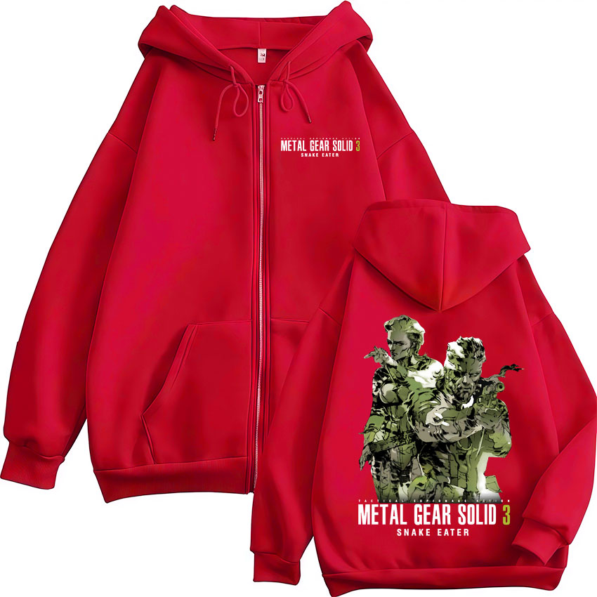 Metal Gear Solid 3 Snake Eater - Mens Fashion Zip Up Hoodies incelemesi ve fiyatı