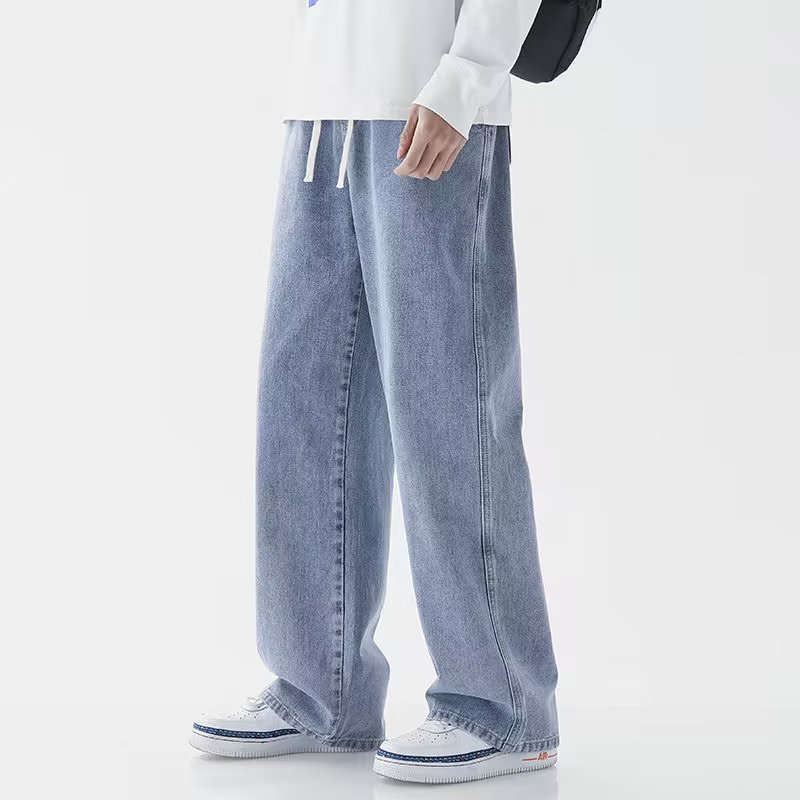 Kore Tarzı Sokak Modası Yeni M - Men'S Fashion Grey Jeans incelemesi ve fiyatı