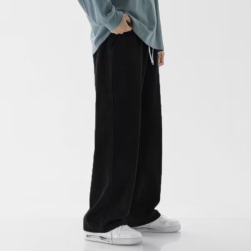 Kore Tarzı Sokak Modası Yeni M - Men'S Fashion Grey Jeans incelemesi ve fiyatı