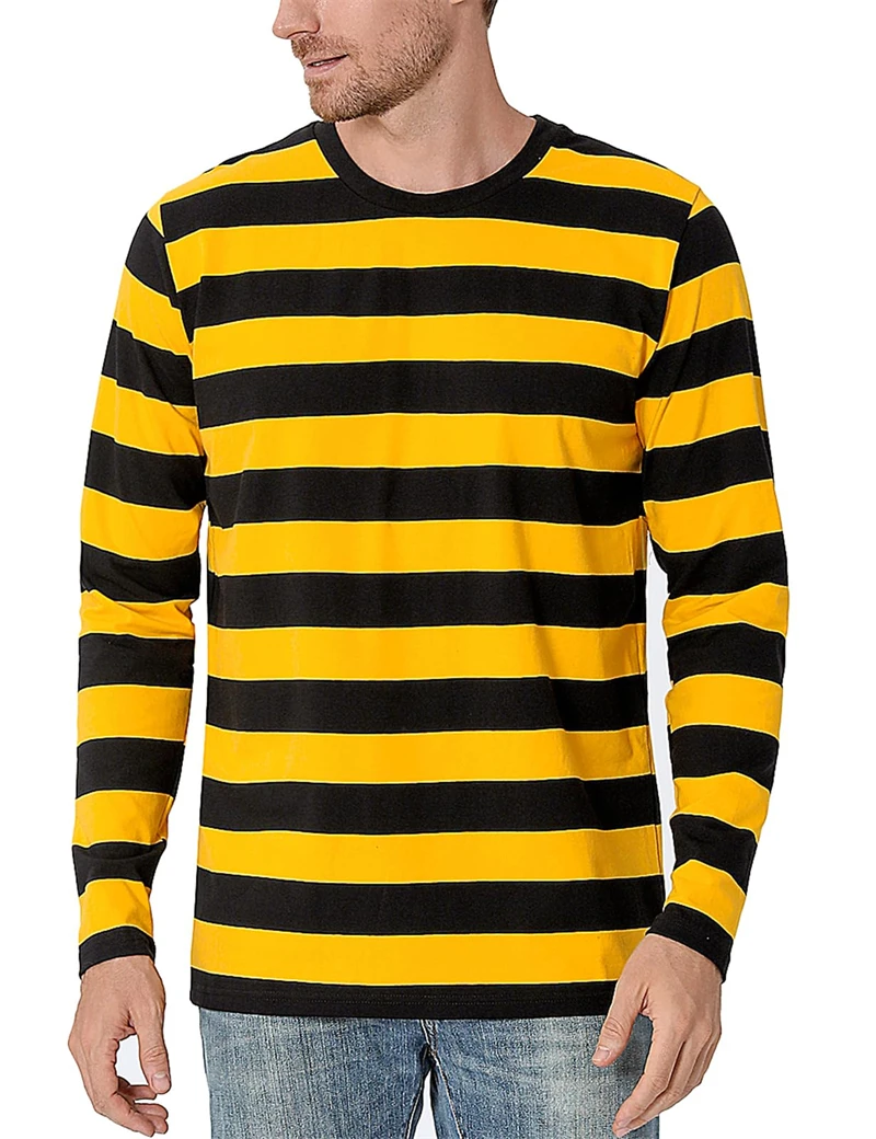 Kontrast Şeritli 3D Baskılı Er - Men'S Fashion T Shirts incelemesi ve fiyatı
