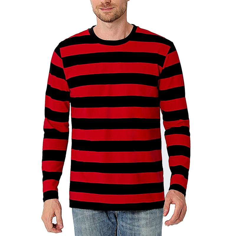 Kontrast Şeritli 3D Baskılı Er - Men'S Fashion T Shirts incelemesi ve fiyatı