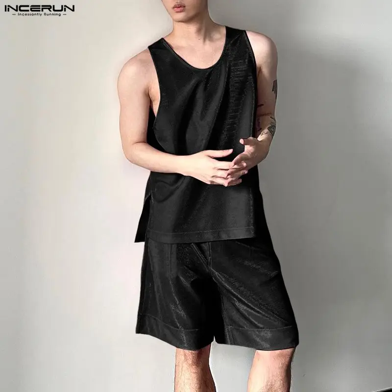 INCERUN erkek Setleri Parlak K - Mens Fashion Summer incelemesi ve fiyatı