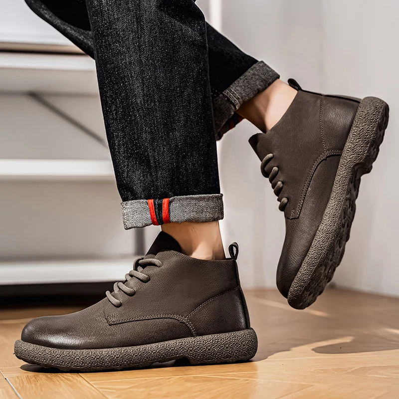 Erkek Ayak Bileği Botları Kahv - Men'S Fashion News incelemesi ve fiyatı
