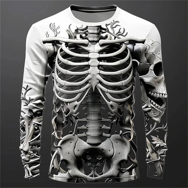 3D Baskı İskelet Kafatası Dese - Men'S Fashion T Shirts incelemesi ve fiyatı