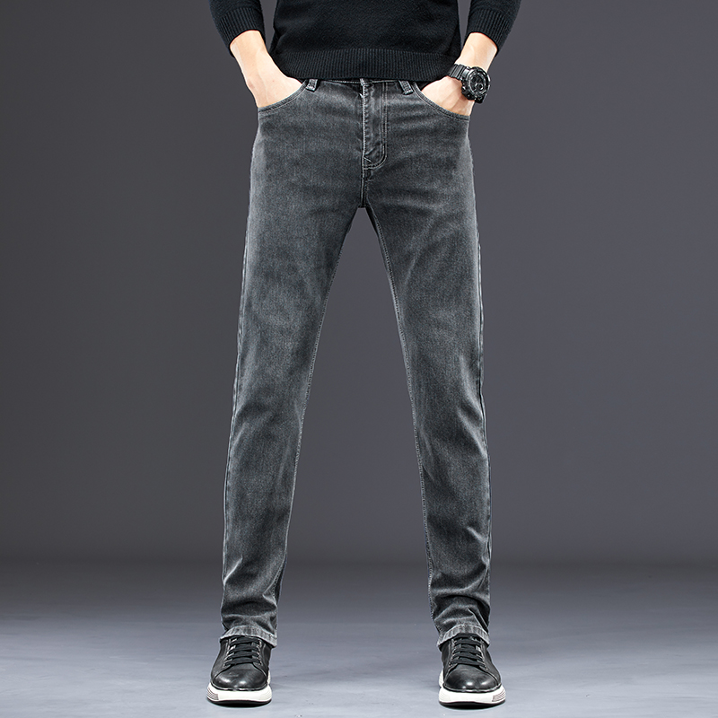 Erkek ince kot 2024 sonbahar y - Men'S Fashion Grey Jeans incelemesi ve fiyatı