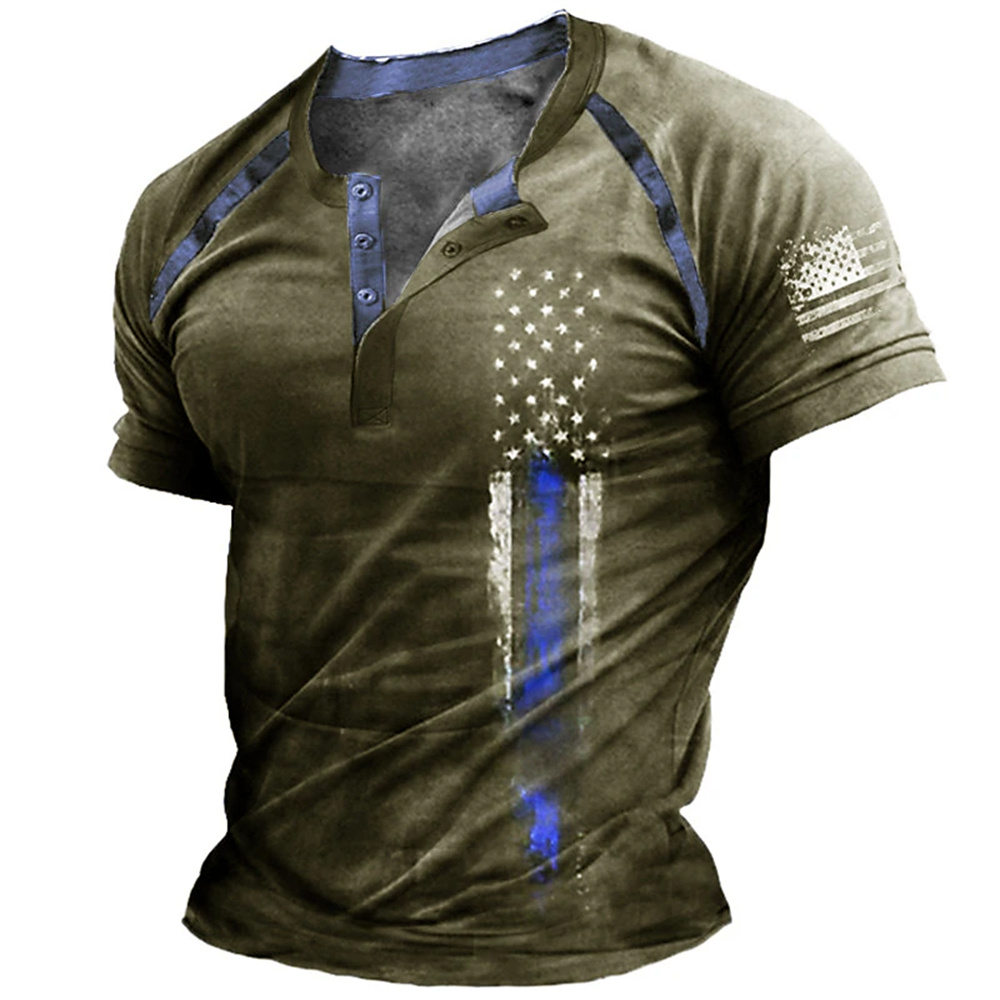 Komik 3D Amerikan Bayrağı Bask - Mens Fashion Clothes incelemesi ve fiyatı