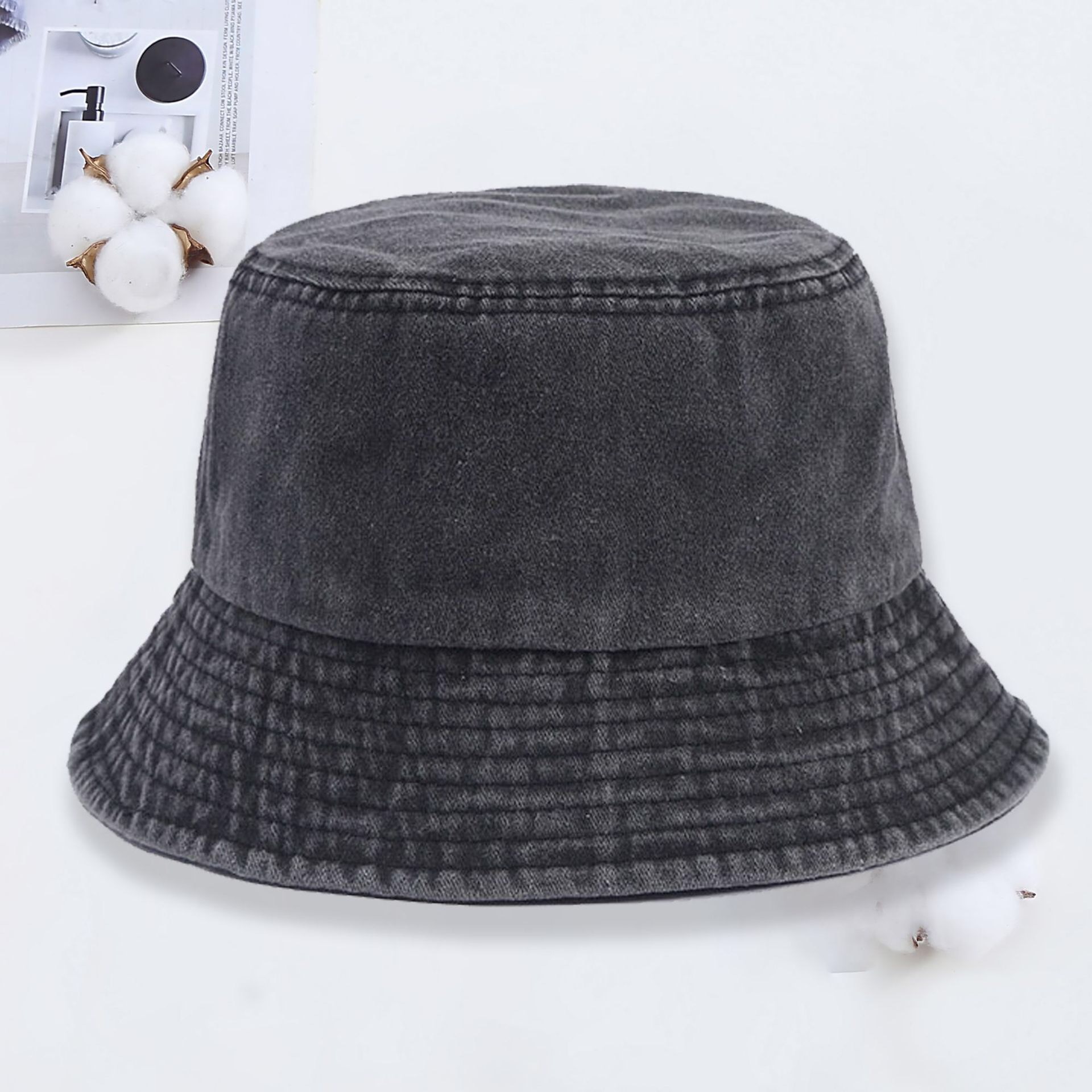 Özel Logolu Kot Kova Şapka, Mo - Men'S Fashion With Hat incelemesi ve fiyatı