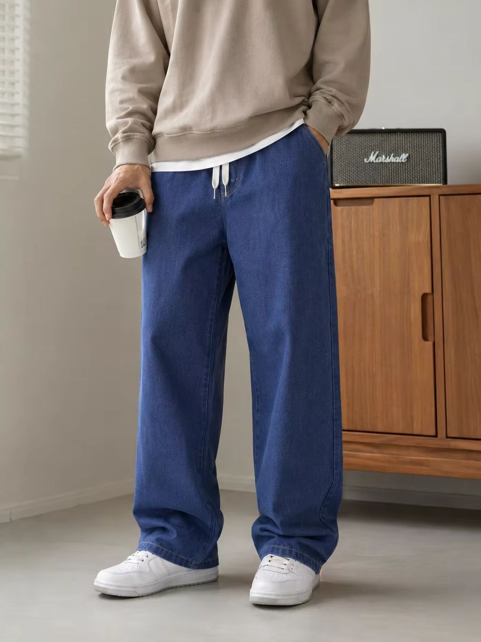 Erkek Rahat Şalvar Kot Pantolo - Men'S Fashion Grey Jeans incelemesi ve fiyatı
