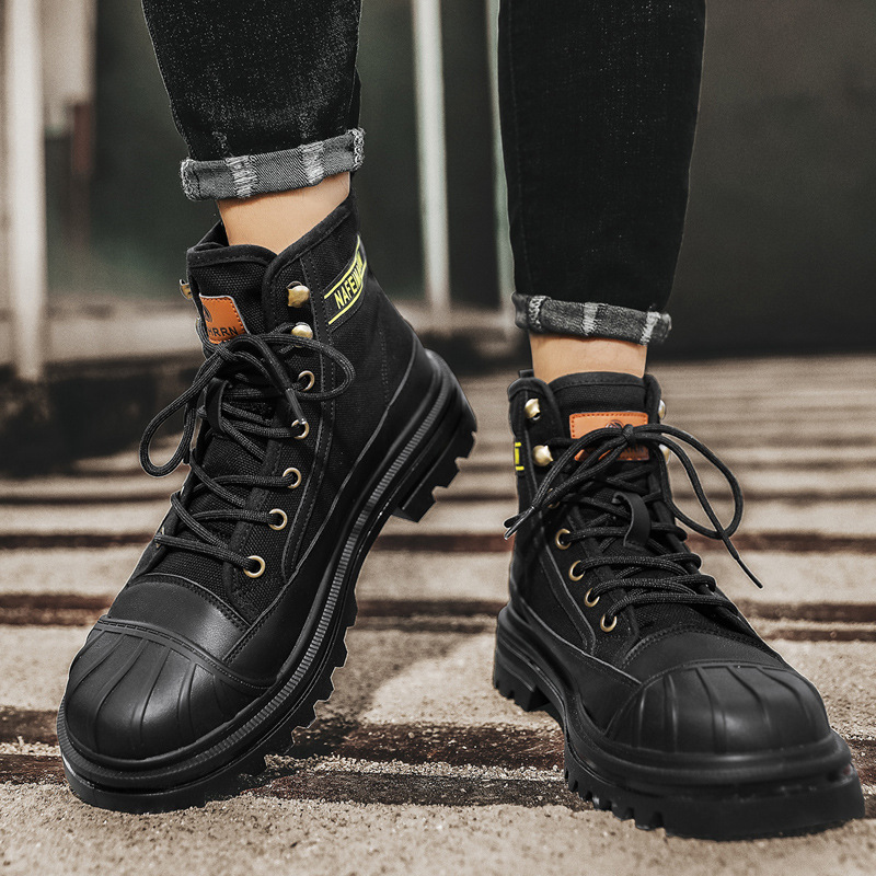 Erkek Kanvas Botları Moda Yüks - Men'S Fashion News incelemesi ve fiyatı