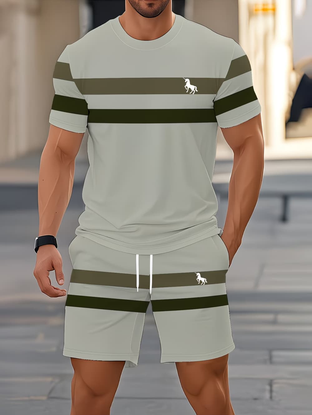 Erkek Yaz Setleri Komik 3D Şer - Men'S Fashion Videos incelemesi ve fiyatı