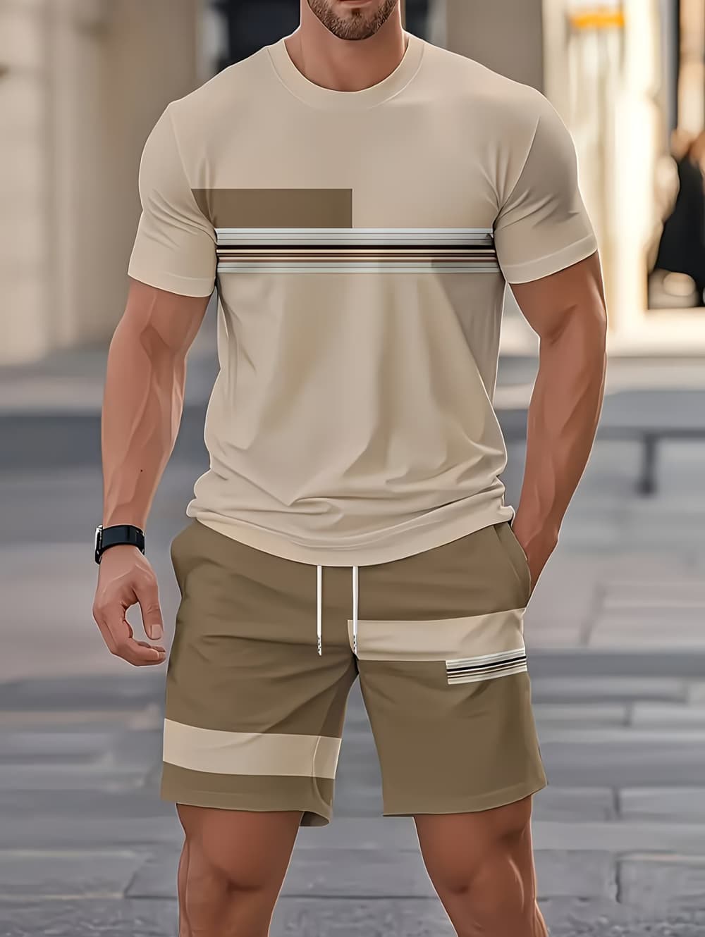 Erkek Yaz Setleri Komik 3D Şer - Men'S Fashion Videos incelemesi ve fiyatı