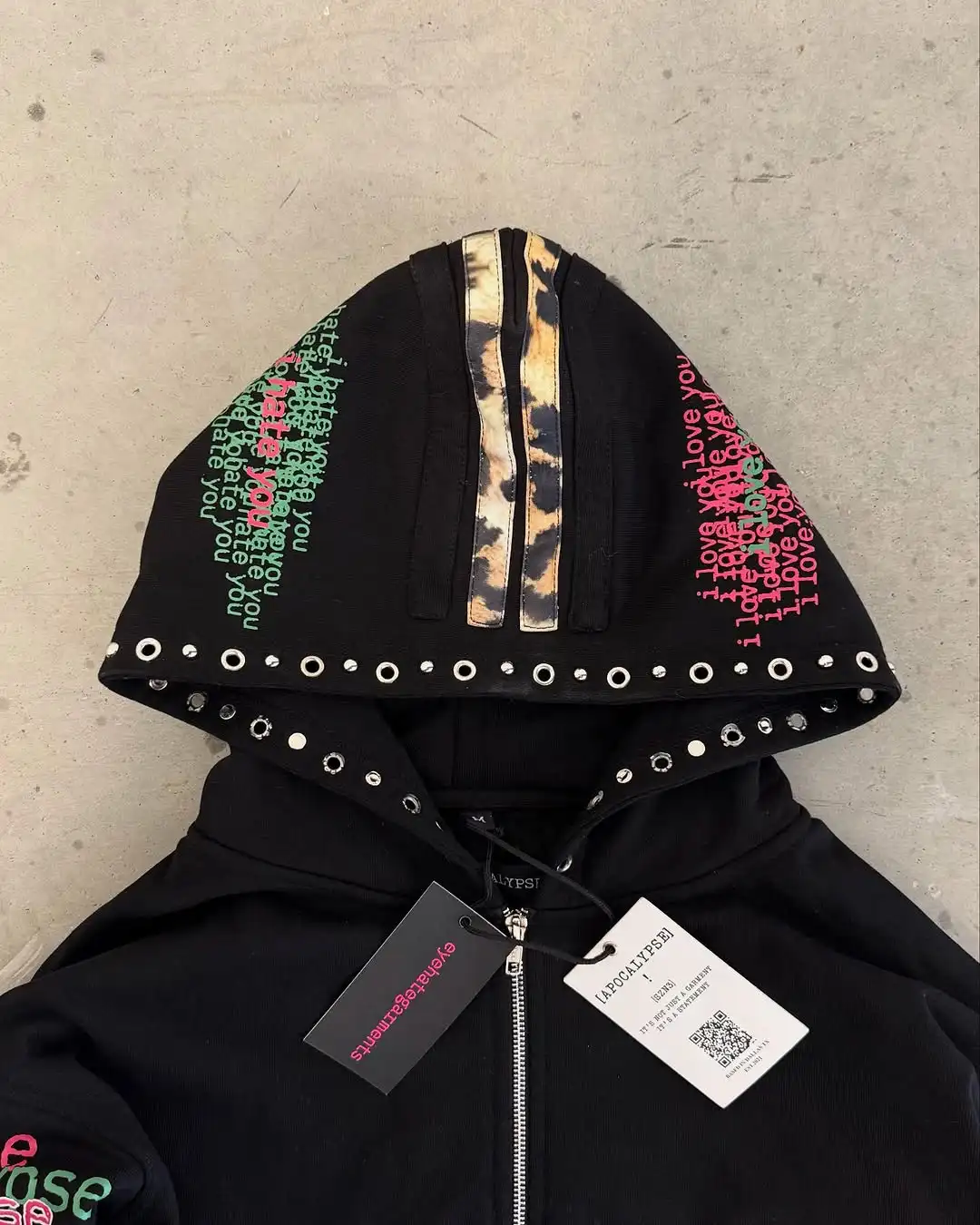 Eyehategarment Sokak Moda Hood - Mens Fashion Zip Up Hoodies incelemesi ve fiyatı
