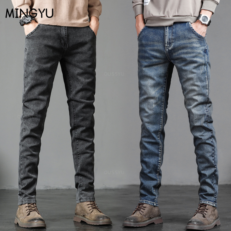 Sonbahar Kış Pamuk erkek Klasi - Men'S Fashion Grey Jeans incelemesi ve fiyatı