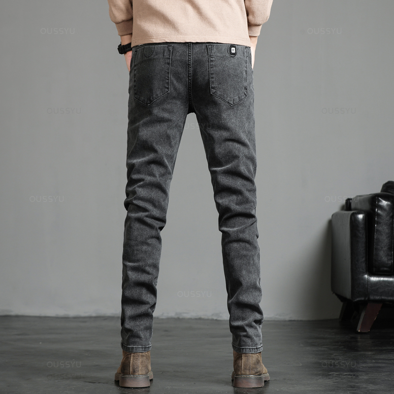 Sonbahar Kış Pamuk erkek Klasi - Men'S Fashion Grey Jeans incelemesi ve fiyatı