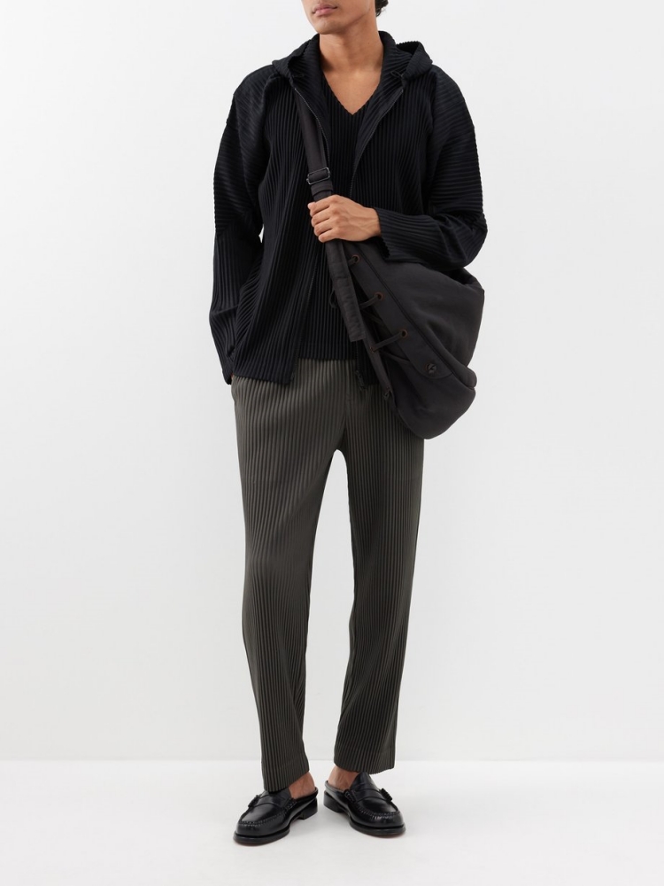 Miyake Pileli Erkek Fermuarlı  - Mens Fashion Zip Up Hoodies incelemesi ve fiyatı